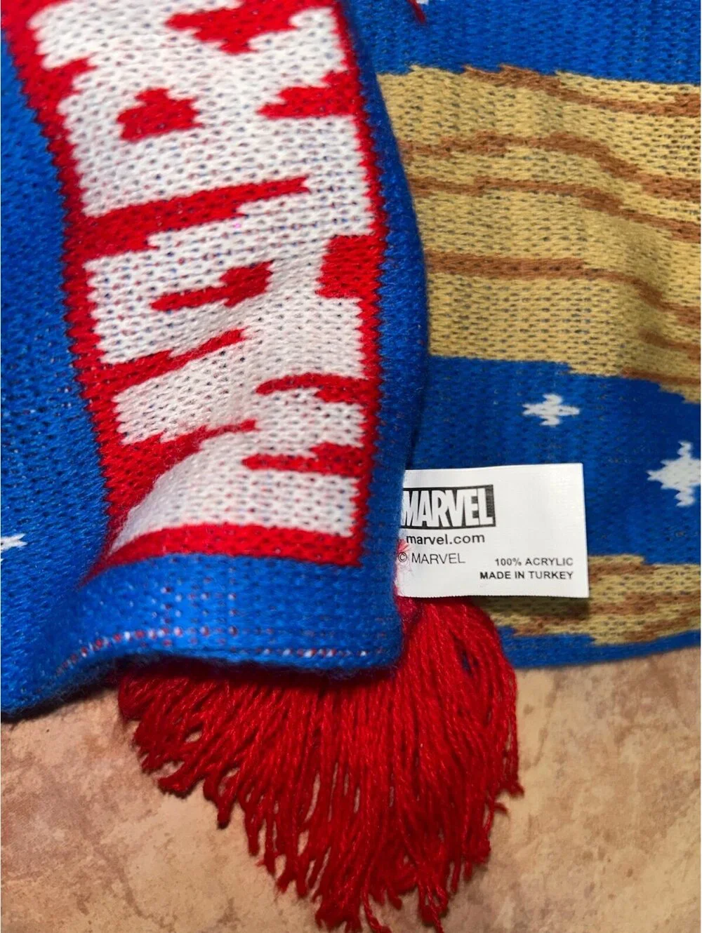 Marvel Guardians of the Galaxy Groot Knit Scarf Collector Corps Exclusive